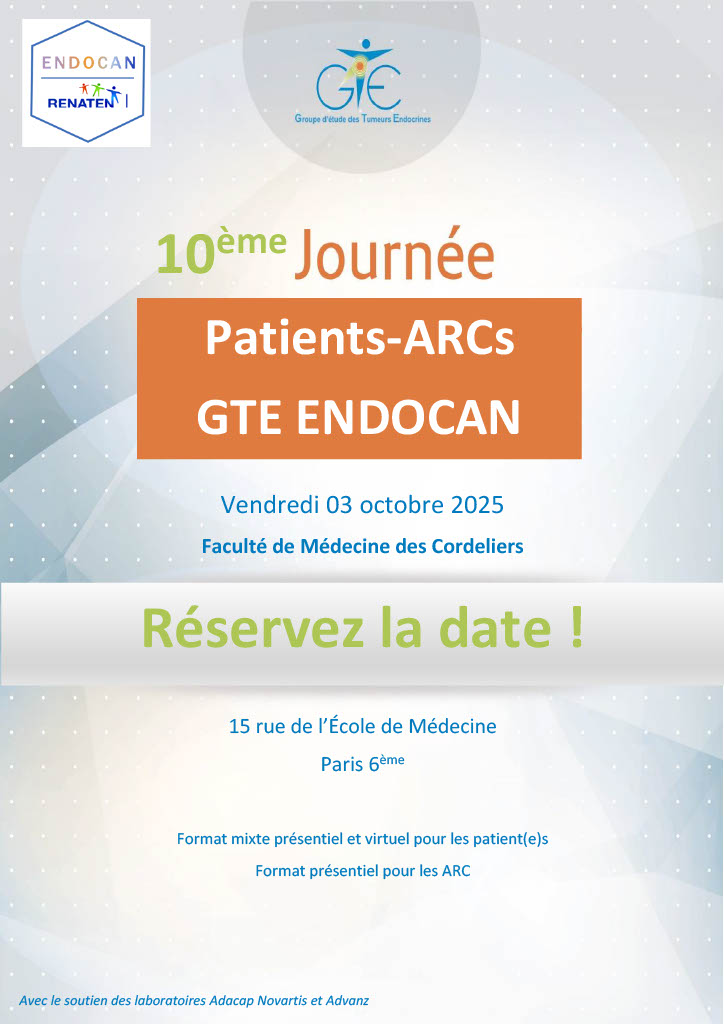 Save the date journée patients ARCs 2025